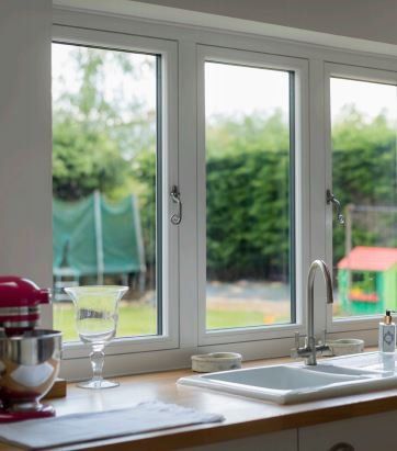 Flush timberlook windows
