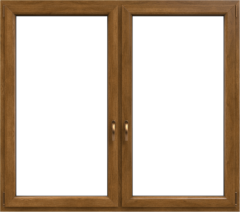 finestra in alluminio legno