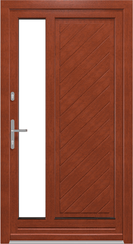 porta con profili arrotondati