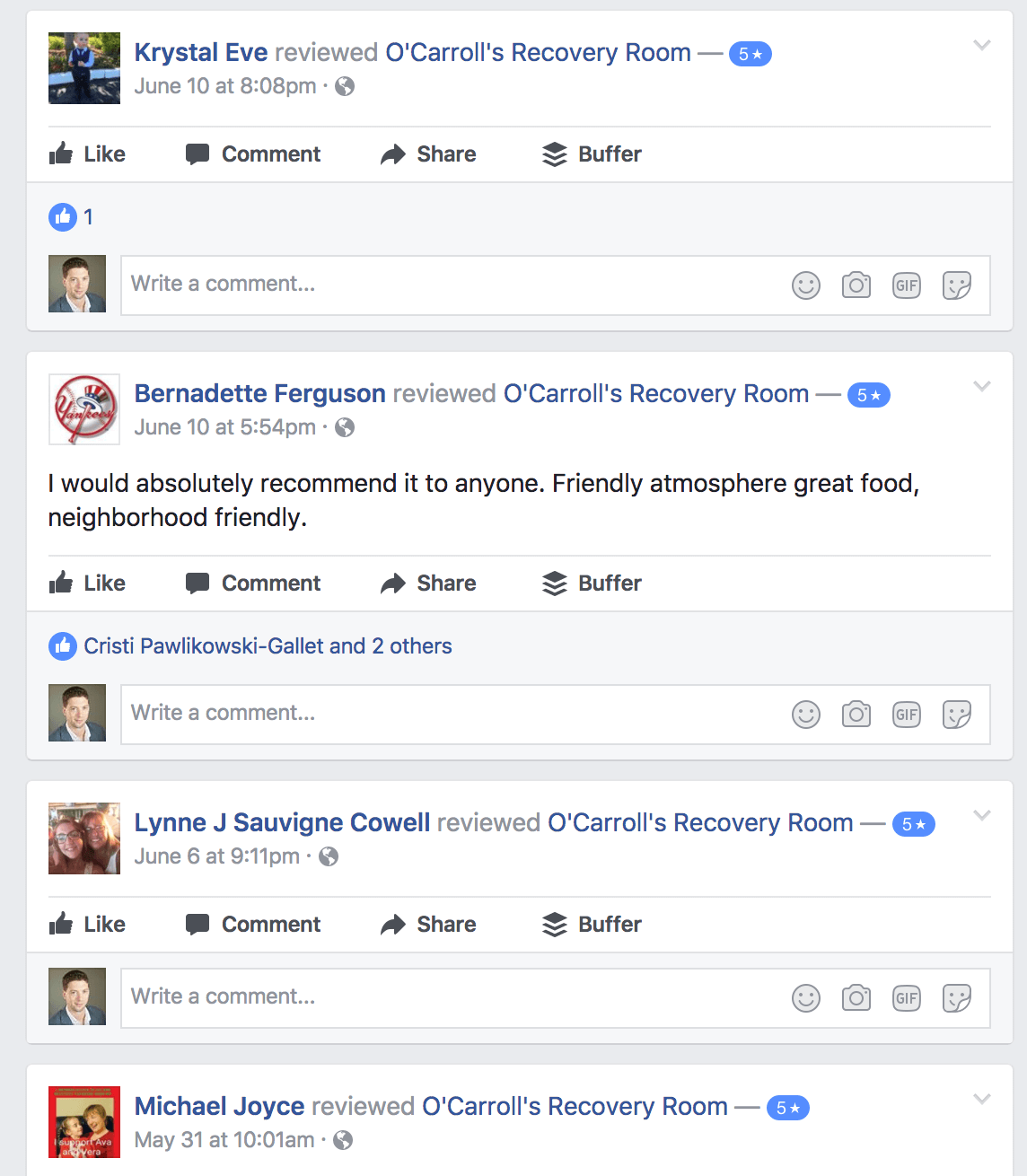 A screenshot of a facebook page with a lot of comments.