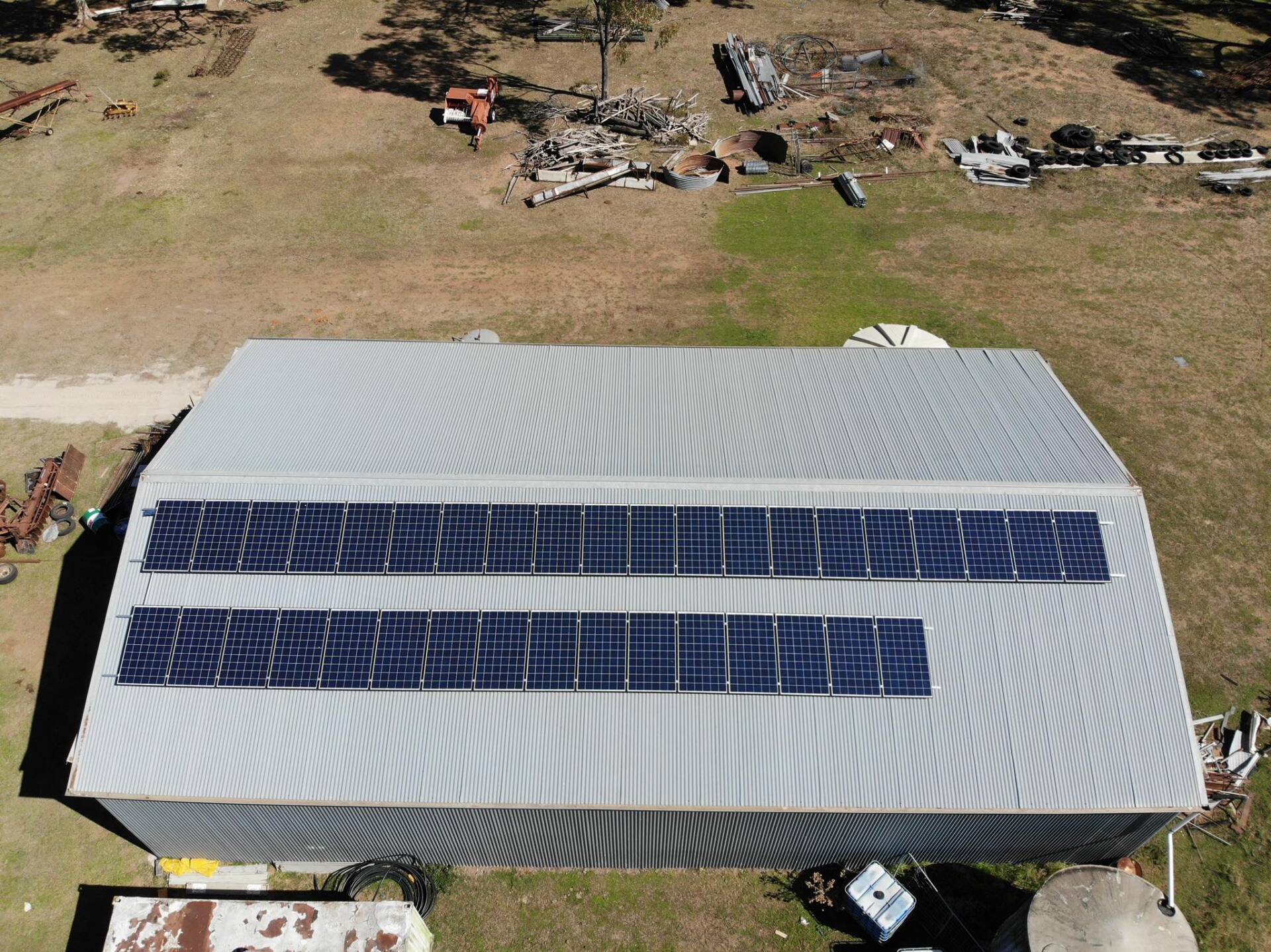 Top View of Solar Panel in the Factory — Electrical & Solar in Toowoomba, QLD
