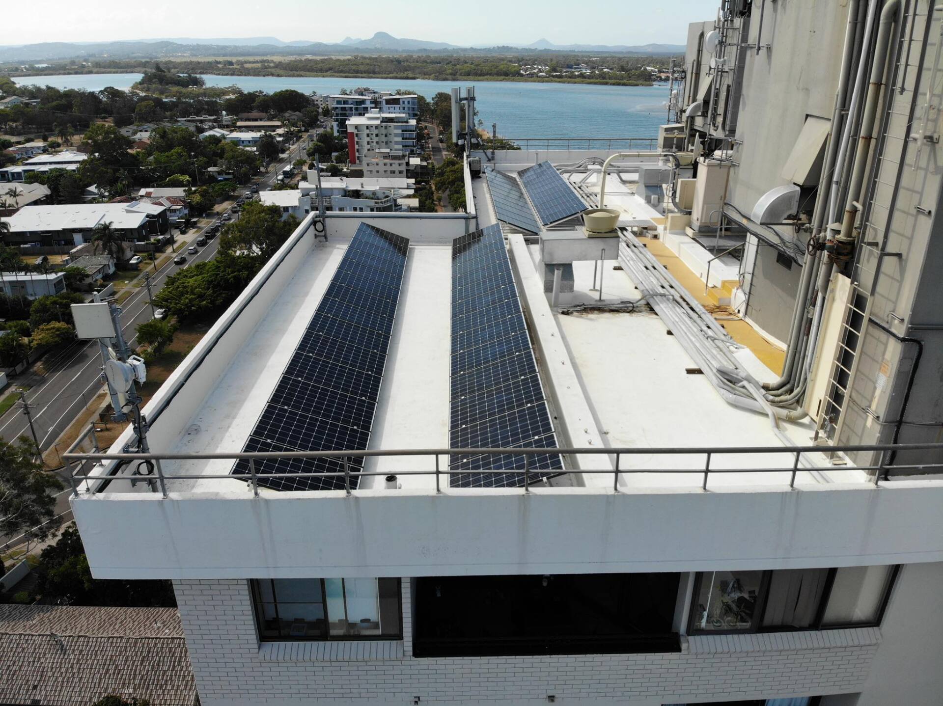 Solar Panel Installed in the Building — Electrical & Solar in Toowoomba, QLD