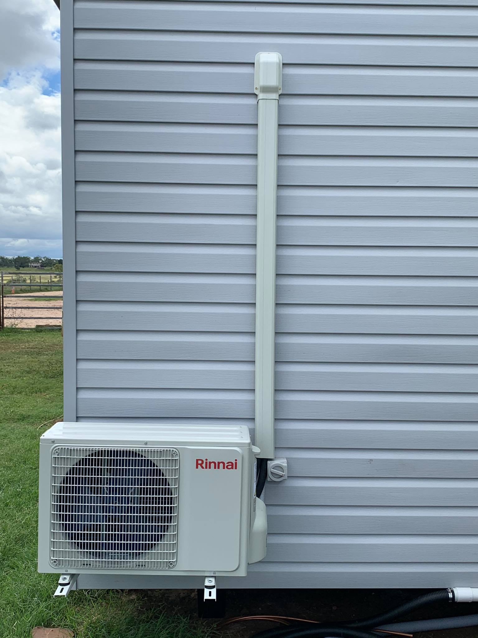 Outdoor Unit of Split Type Air-conditioner — Electrical & Solar in Toowoomba, QLD
