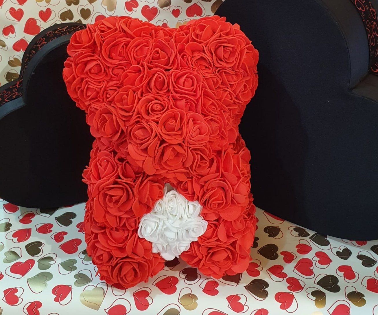 pupazzo con fiori
