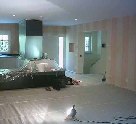 un locale in fase di ristrutturazione