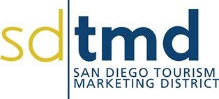 logo for san diego tourism marketing district