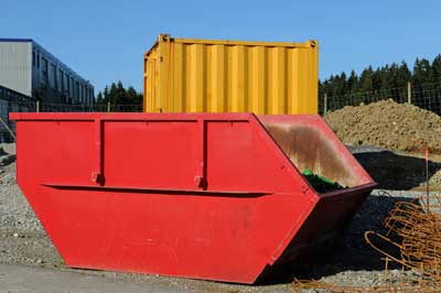 Dumpster Delivery — Red Dumpster in Columbus, OH