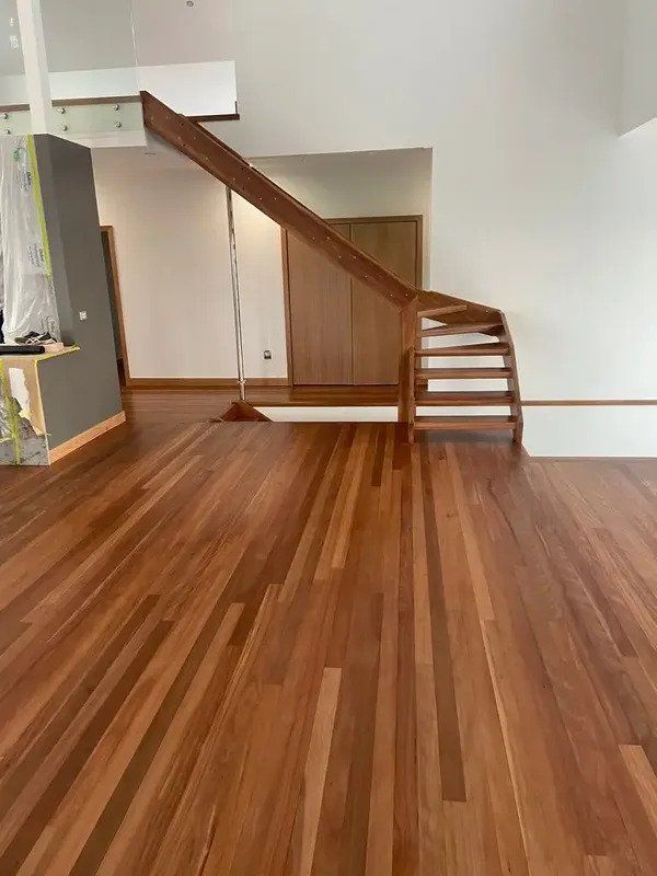 Wooden Stairs — Coastline Floor Sanding in Point Frederick, NSW