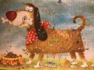 Dog with fleas jigsaw