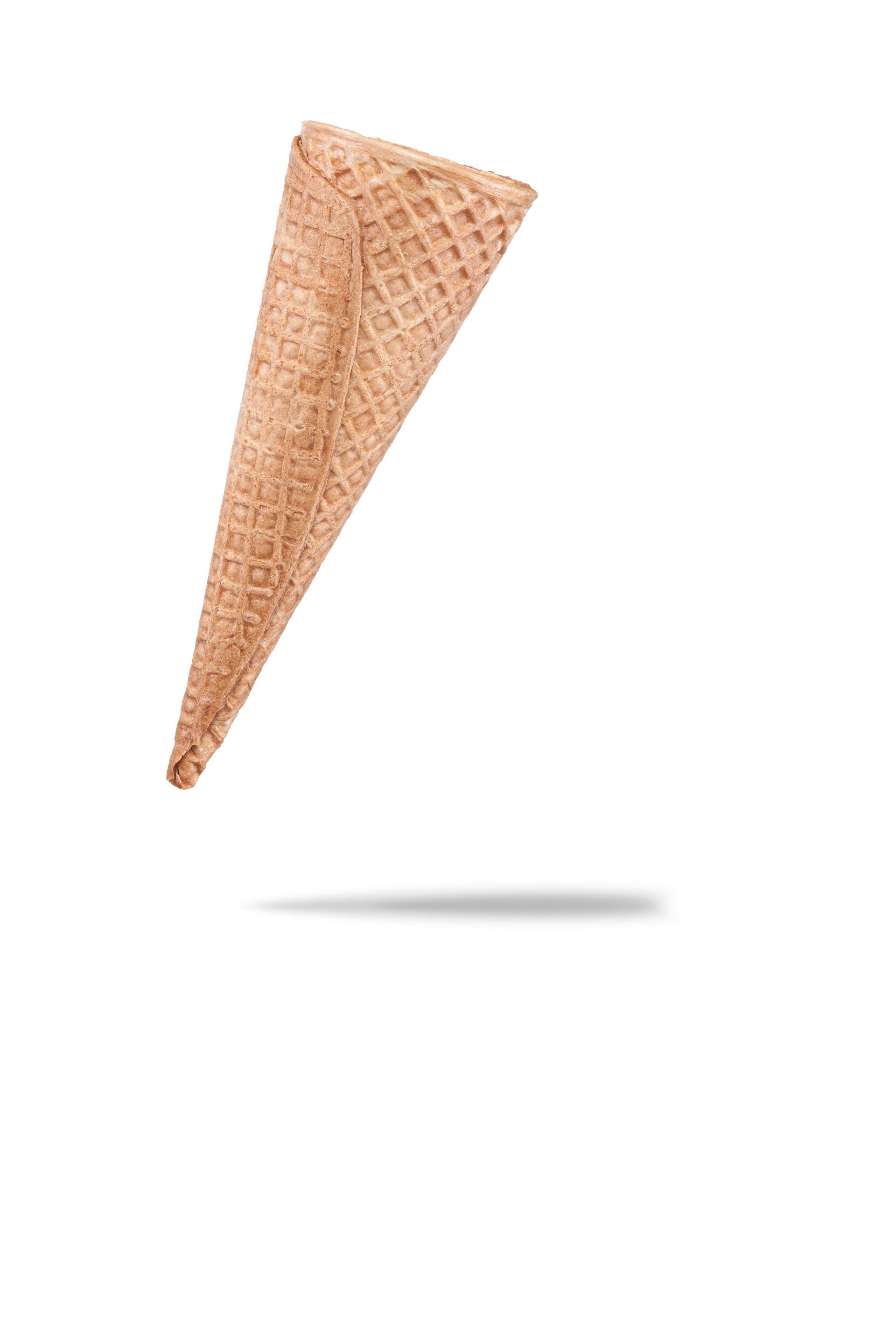 rolled ice cream cone