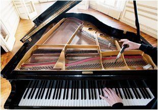 playing piano