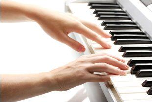 playing piano