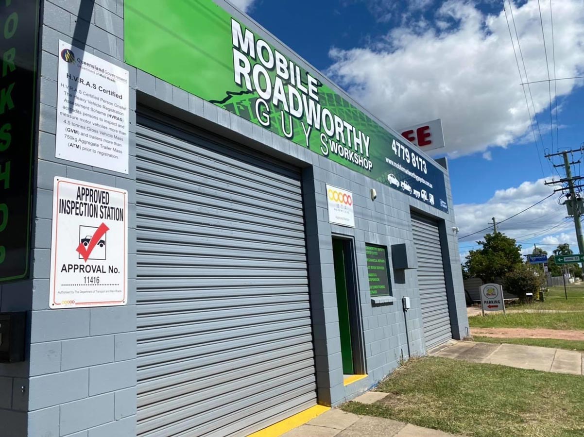 Sideview of Workshop — Mobile Roadworthy Guys Townsville in Aitkenvale, QLD