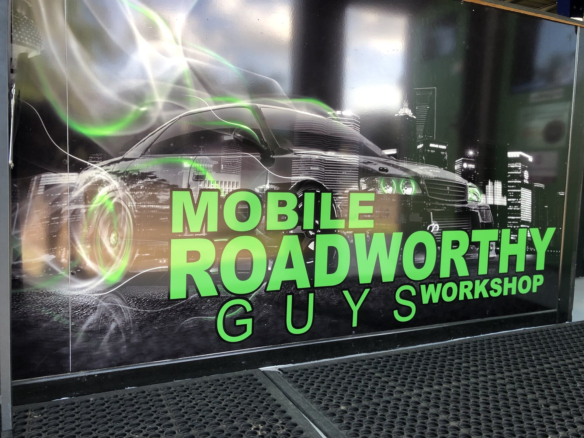 Workshop Graphic — Mobile Roadworthy Guys Townsville in Aitkenvale, QLD Workshop Graphic — Mobile Roadworthy Guys Townsville in Aitkenvale, QLD