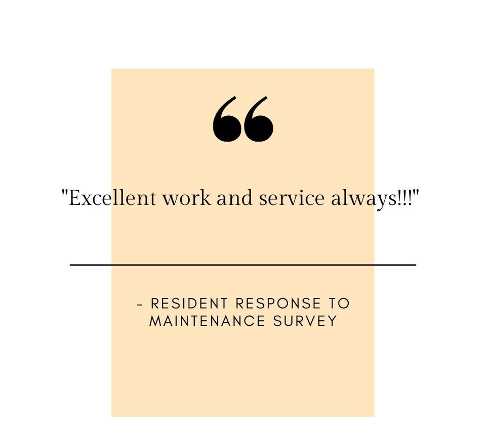 Maintenance survey response reading: