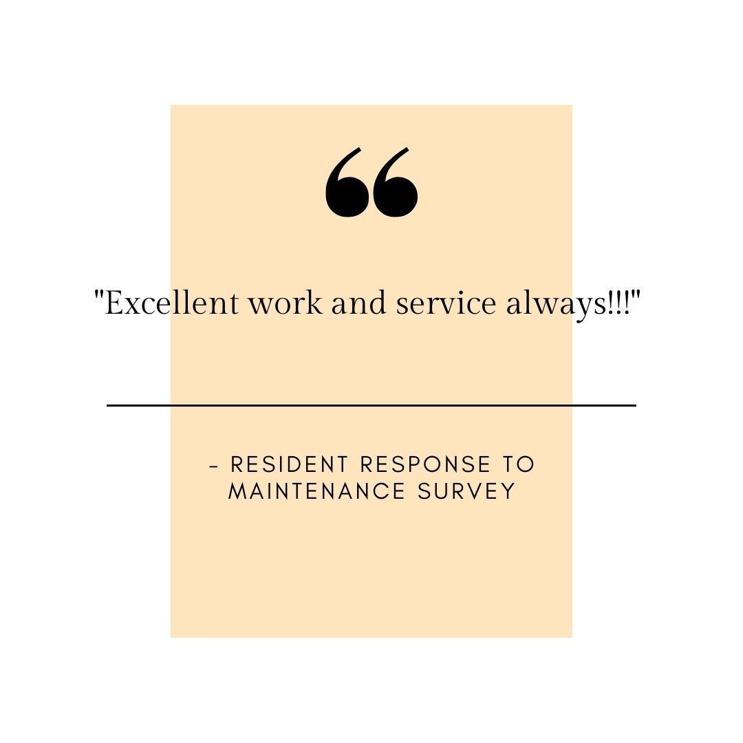 Example of survey response from a resident reading