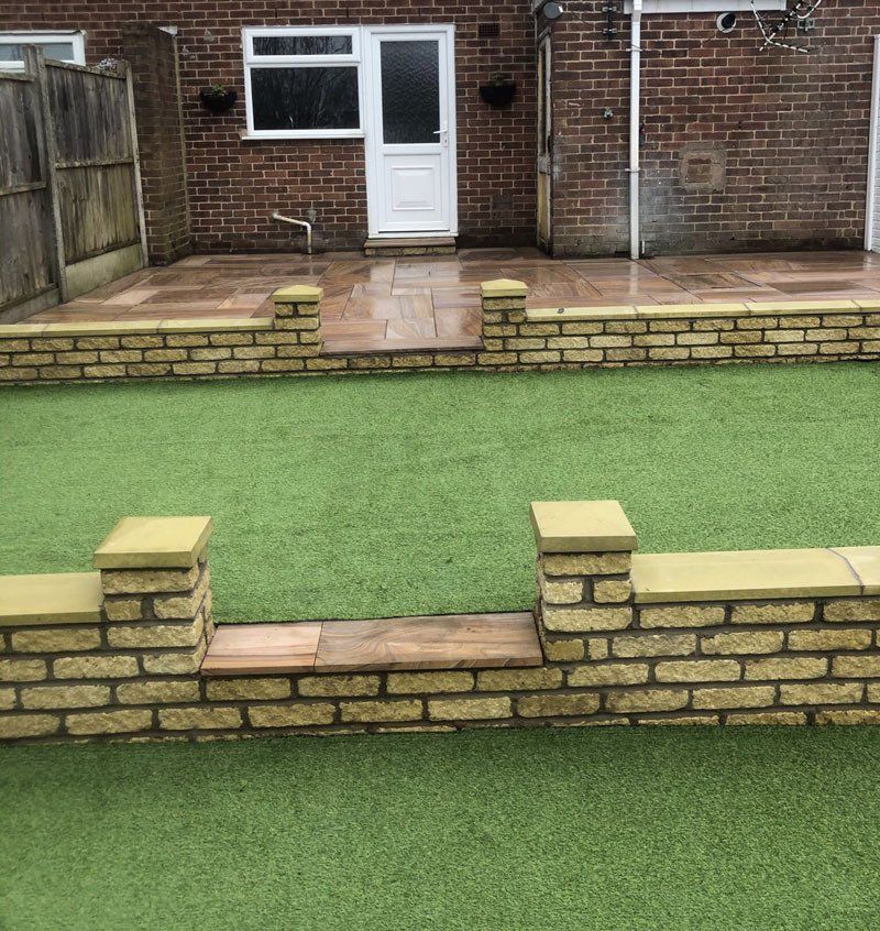 landscaped garden