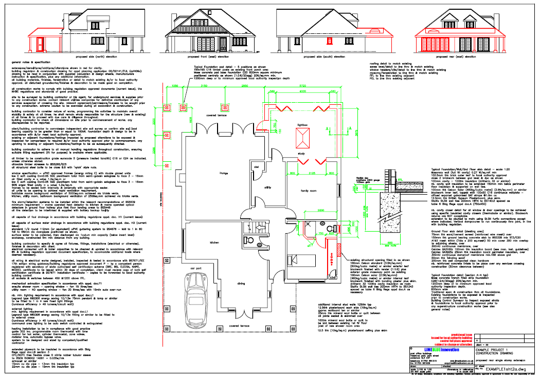 Extension to chalet bungalow