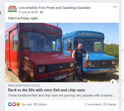 Vintage Fish and Chip Van Hire - Wedding Catering - Event Catering