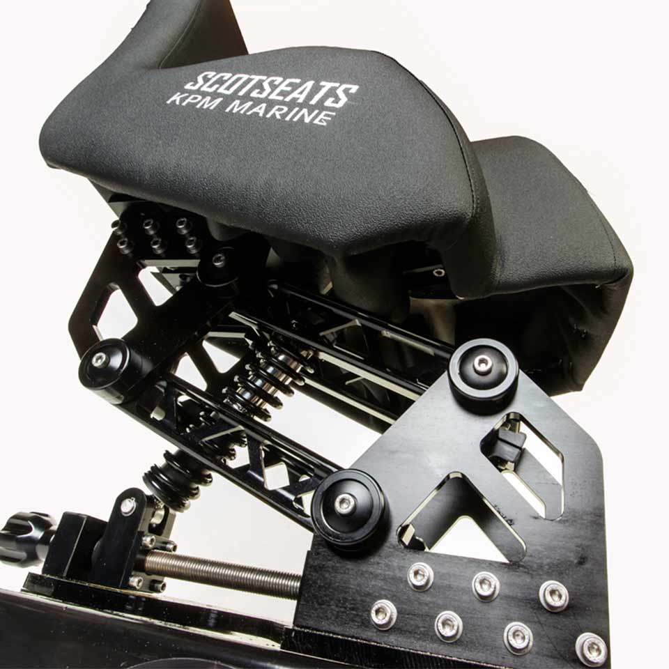 S2J Wide Jockey Seat close up