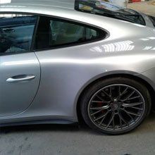 silver colour car
