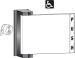 ADA Push Paddle for Aluminum Glass Door ADA Push Paddle for Aluminum Glass Door