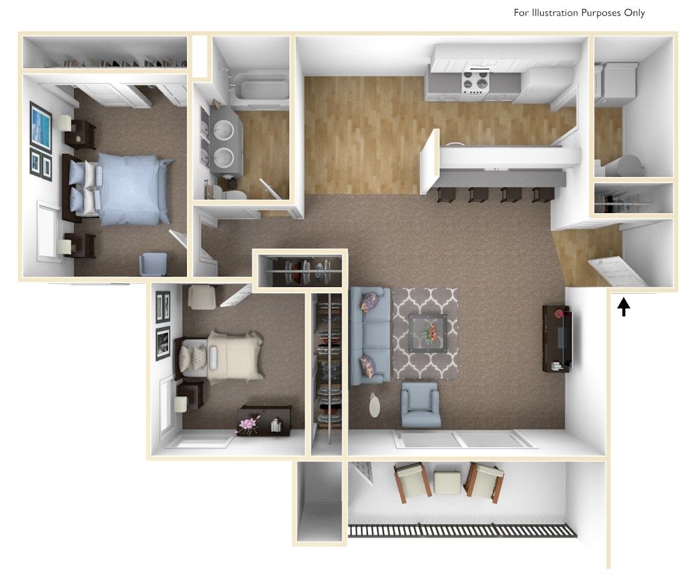 2 Bedroom | 1 Bath