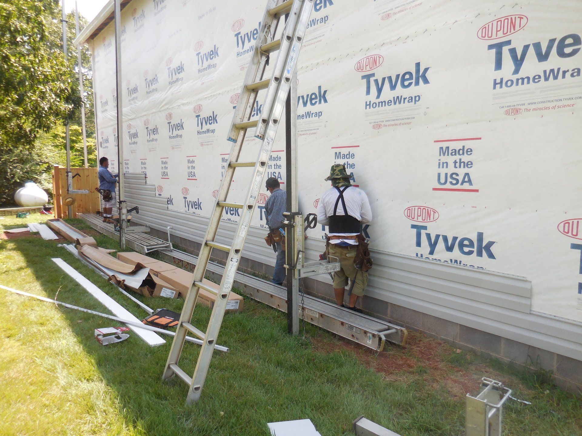 vinyl siding installation