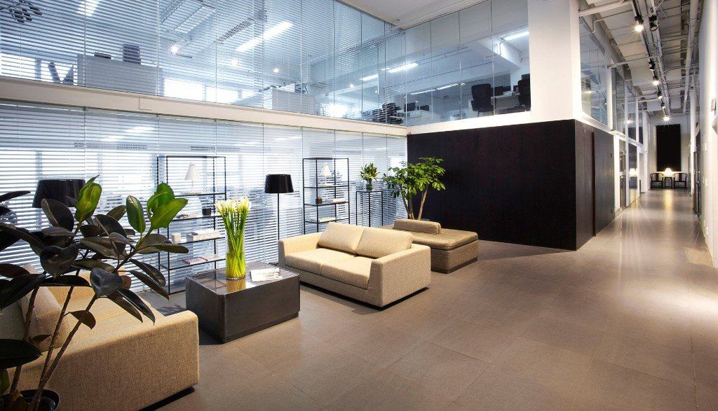 interior of office built by P2 Contracting - Pittsburgh, PA