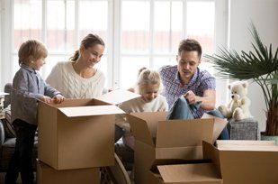 Storage — Family Checking Their Belongings in Fort Collins, CO Storage — Family Checking Their Belongings in Fort Collins, CO
