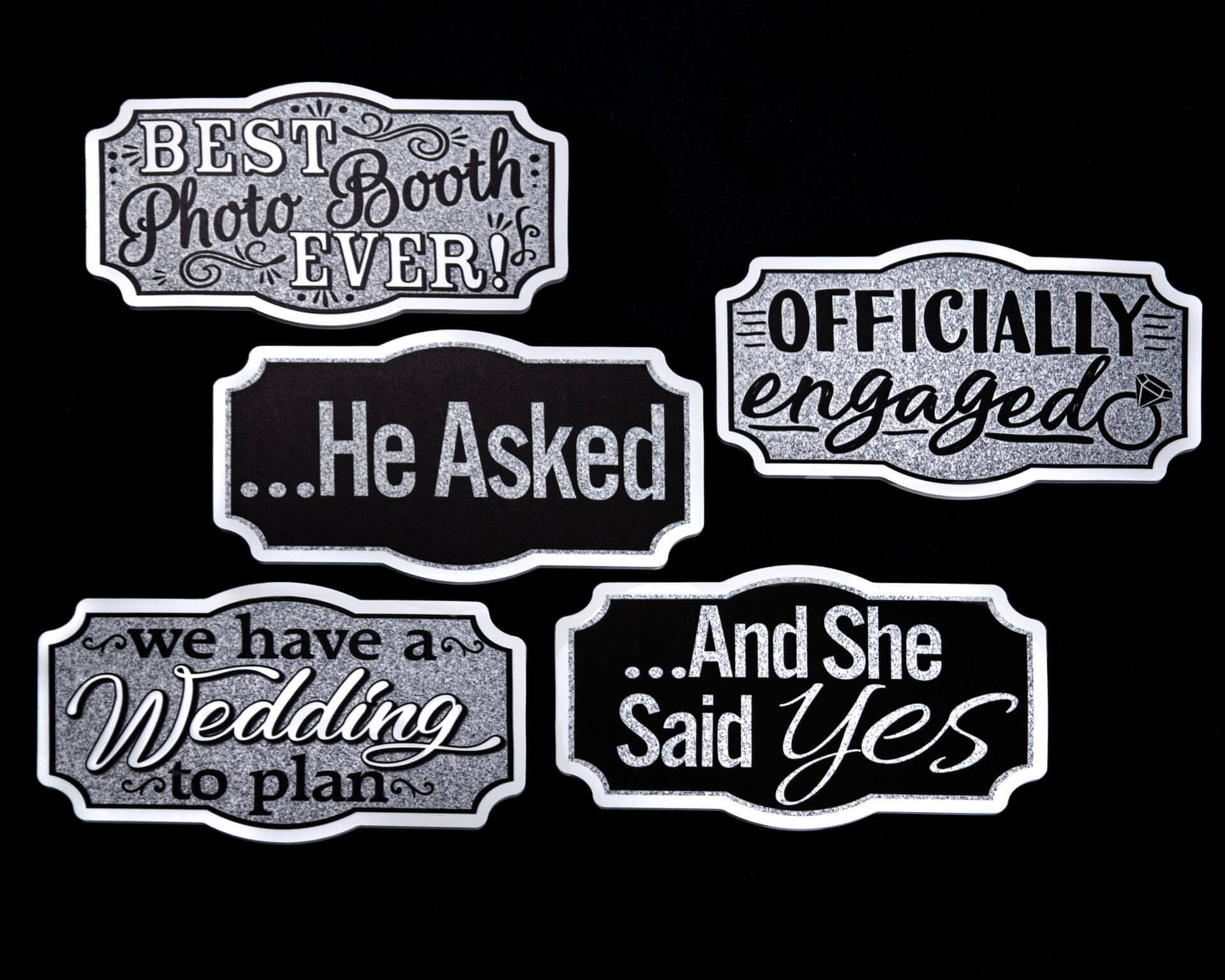 Photo booth props: 
