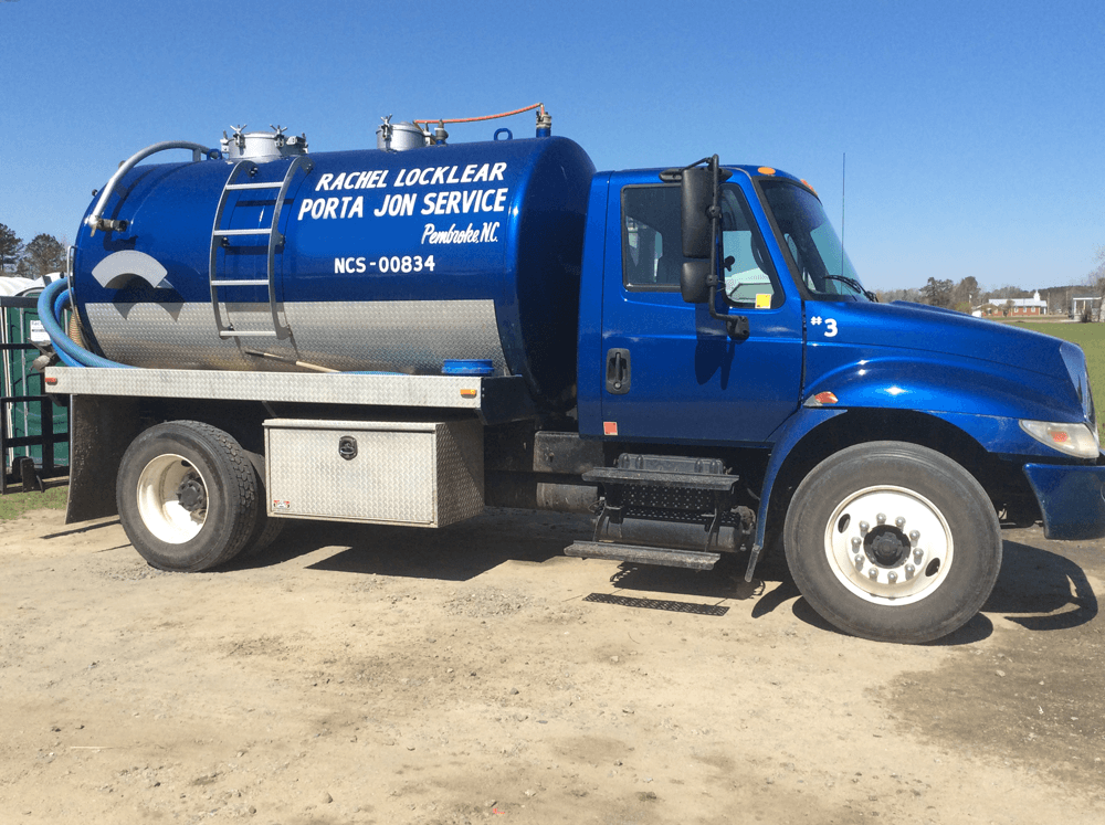 Septic truck in Fairmont, NC