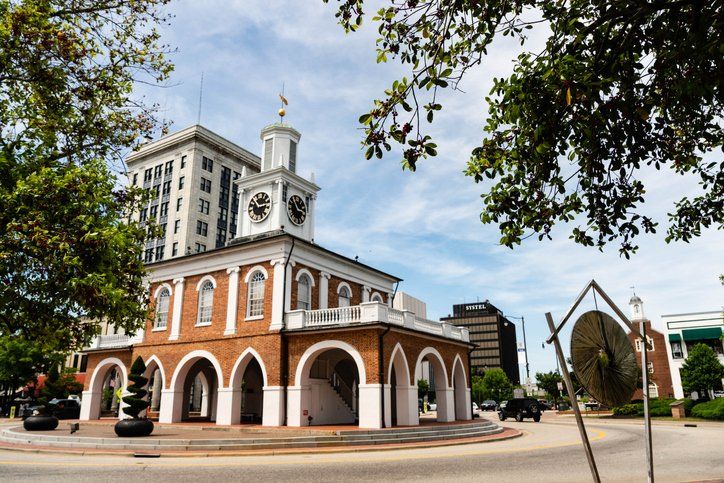 downtown Fayetteville, NC