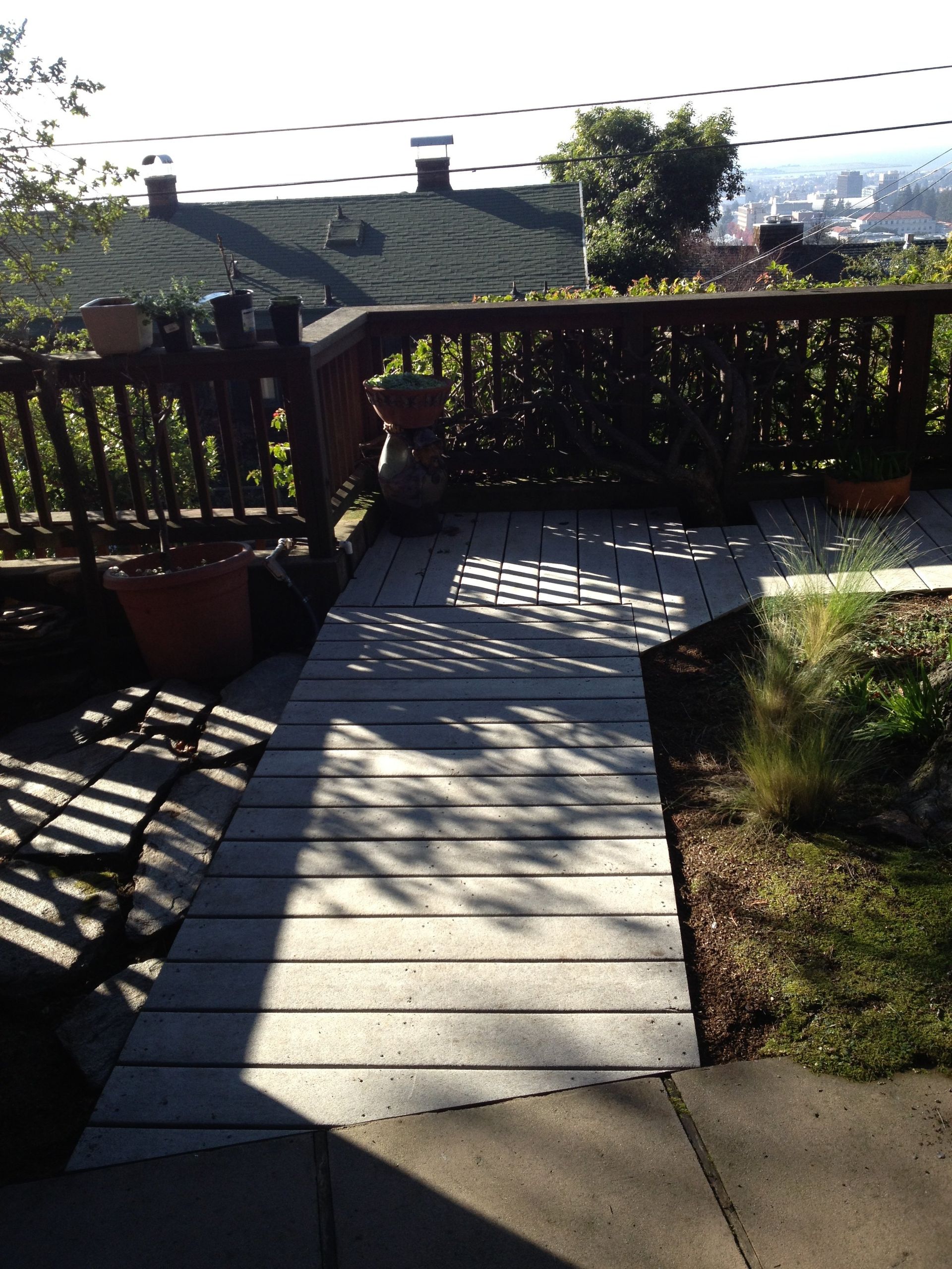 Wooden walkway 
