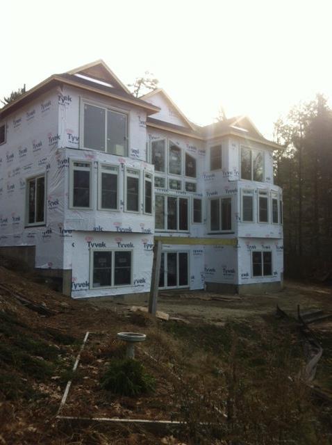 Home in Windham, ME that our insulation contractors worked on