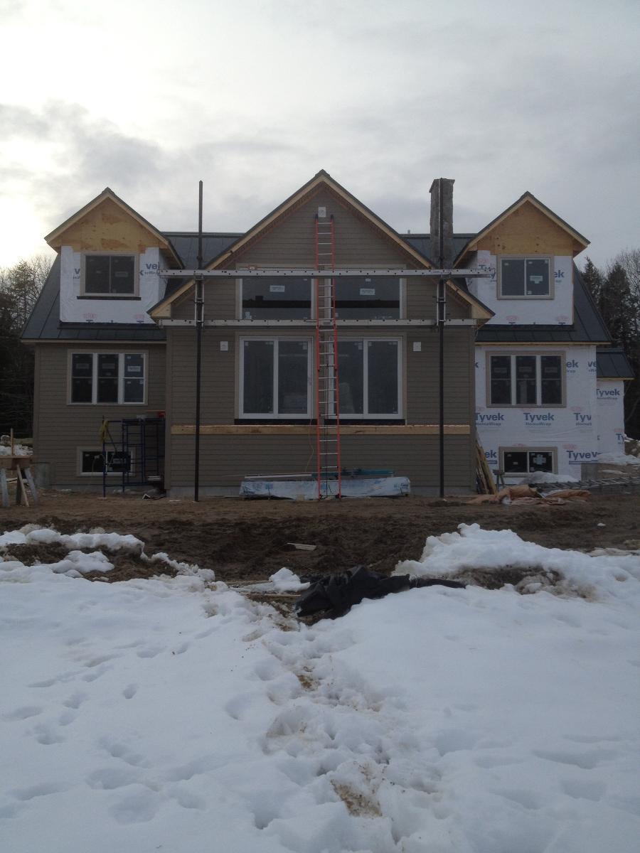 Exterior of Windham, ME home