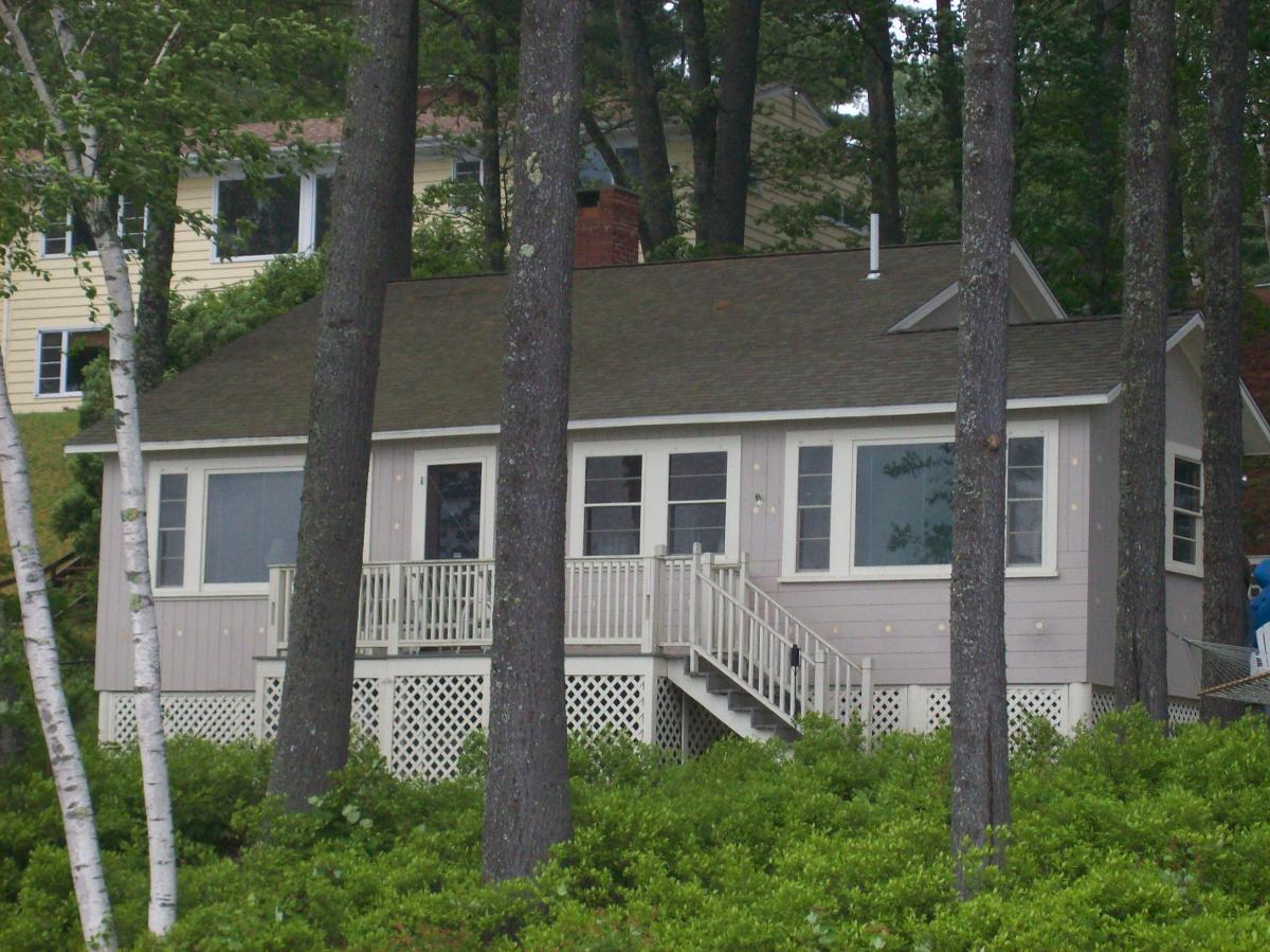 Cabin in Scarborough, ME after we installed insulation