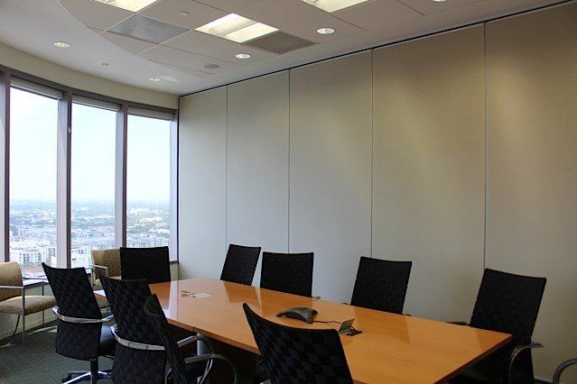 Conference Room with Folding Wall in Office — Miami, FL — Folding Walls Of Miami Inc