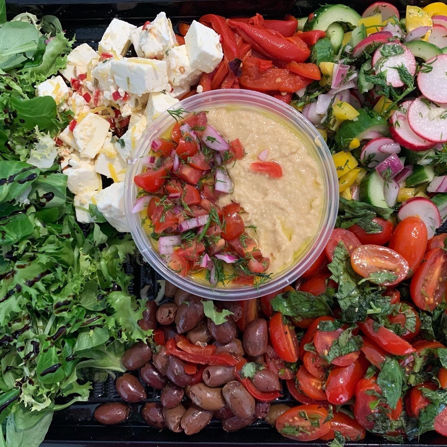Vegetarian platter