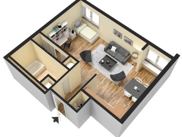 Studio Floor Plan