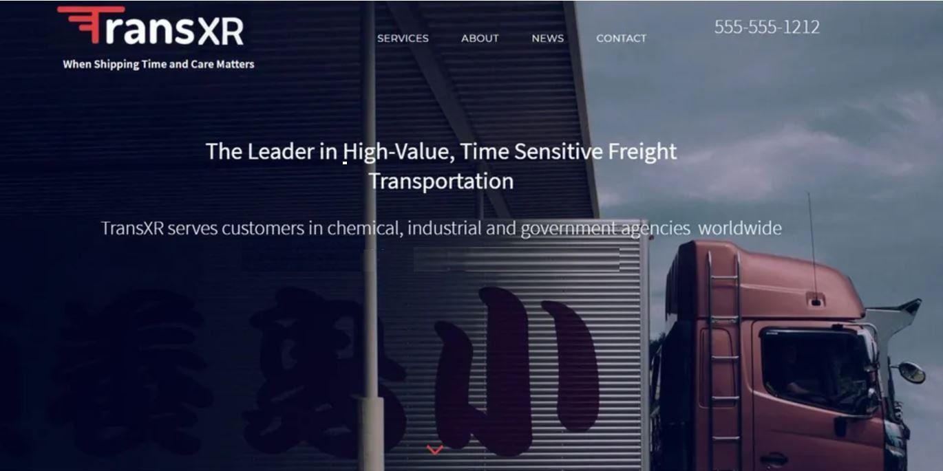 Excellent website homepage messaging example
