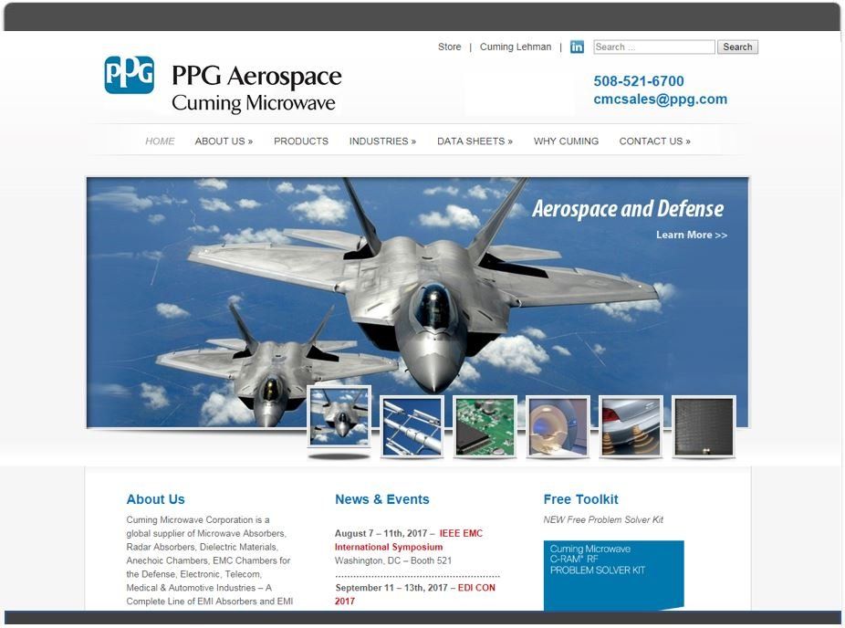 PPG Website Homepage Redesign