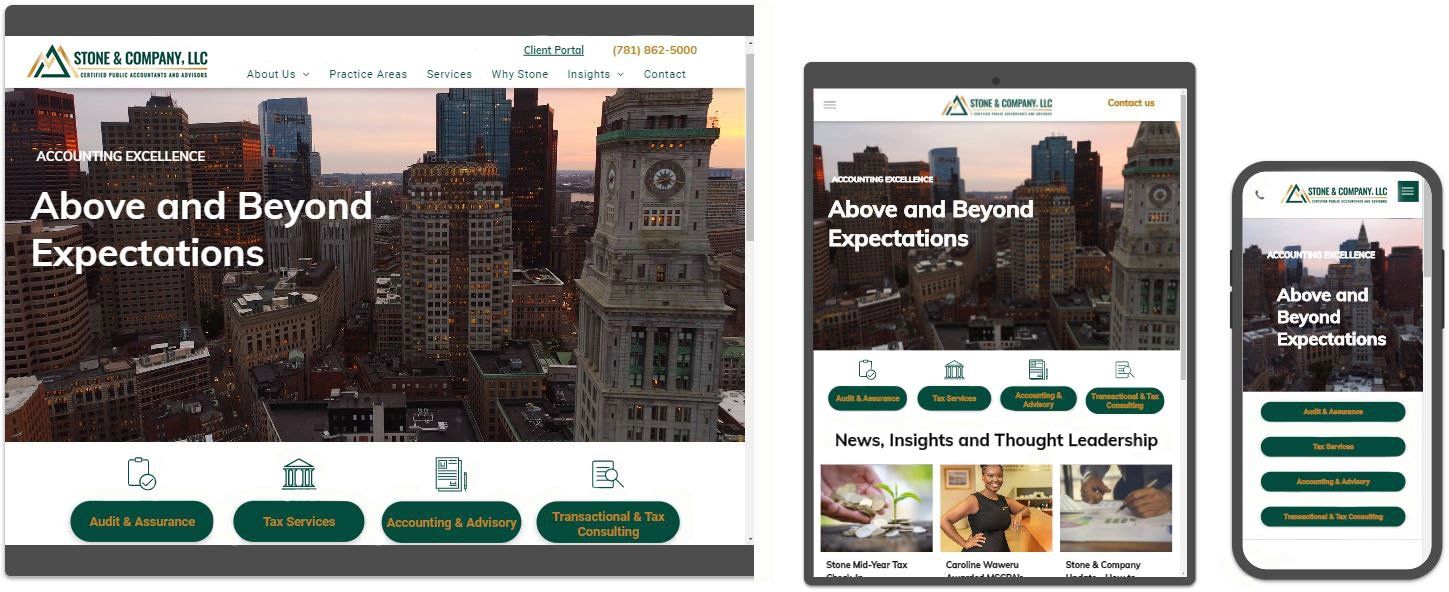 Boston CPA and Accounting Website Design