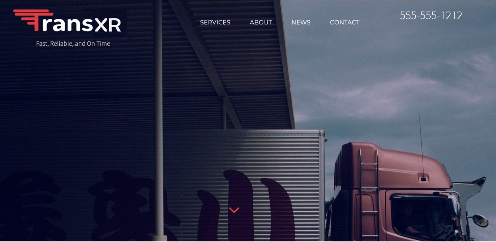 Bad website homepage messaging example