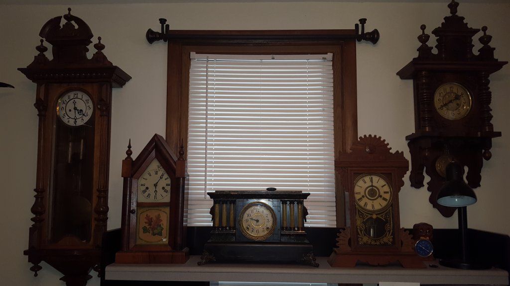 Antique Wall Clocks Side The Window — Charleston, SC — Captain Mikes Clock Shop