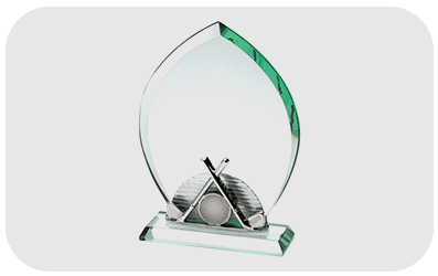 silver coloured trophy