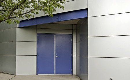metal door
