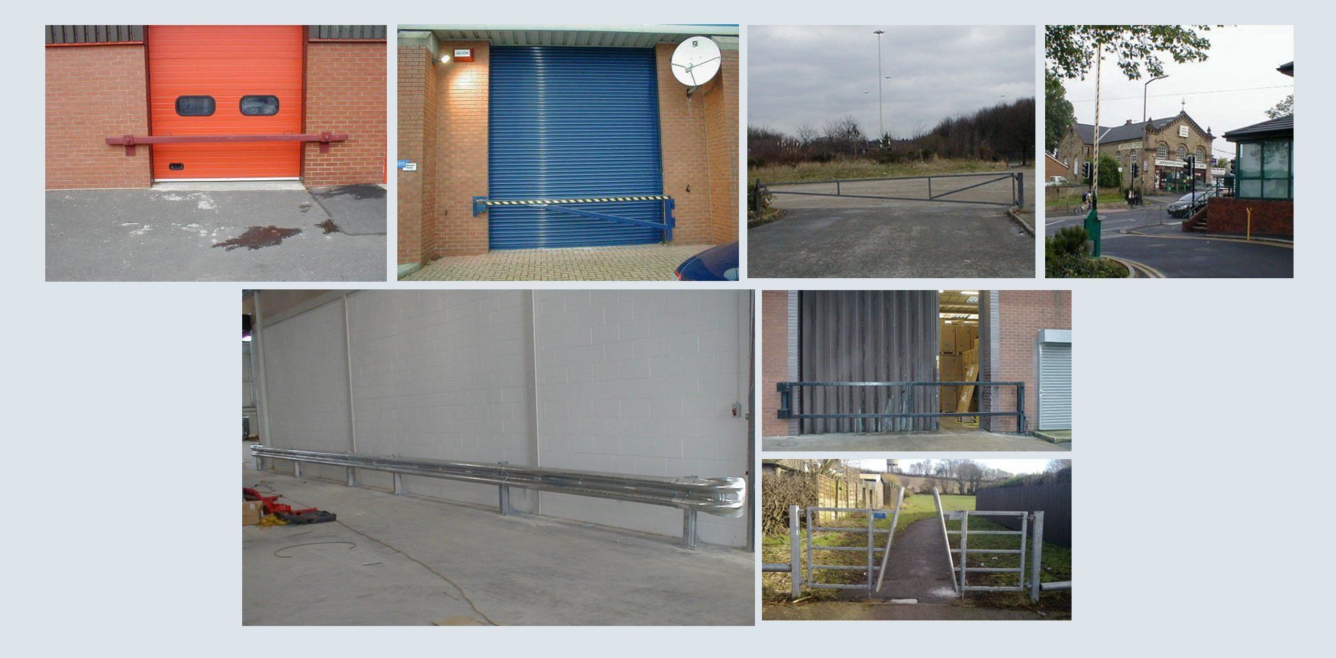 bollards and shutters