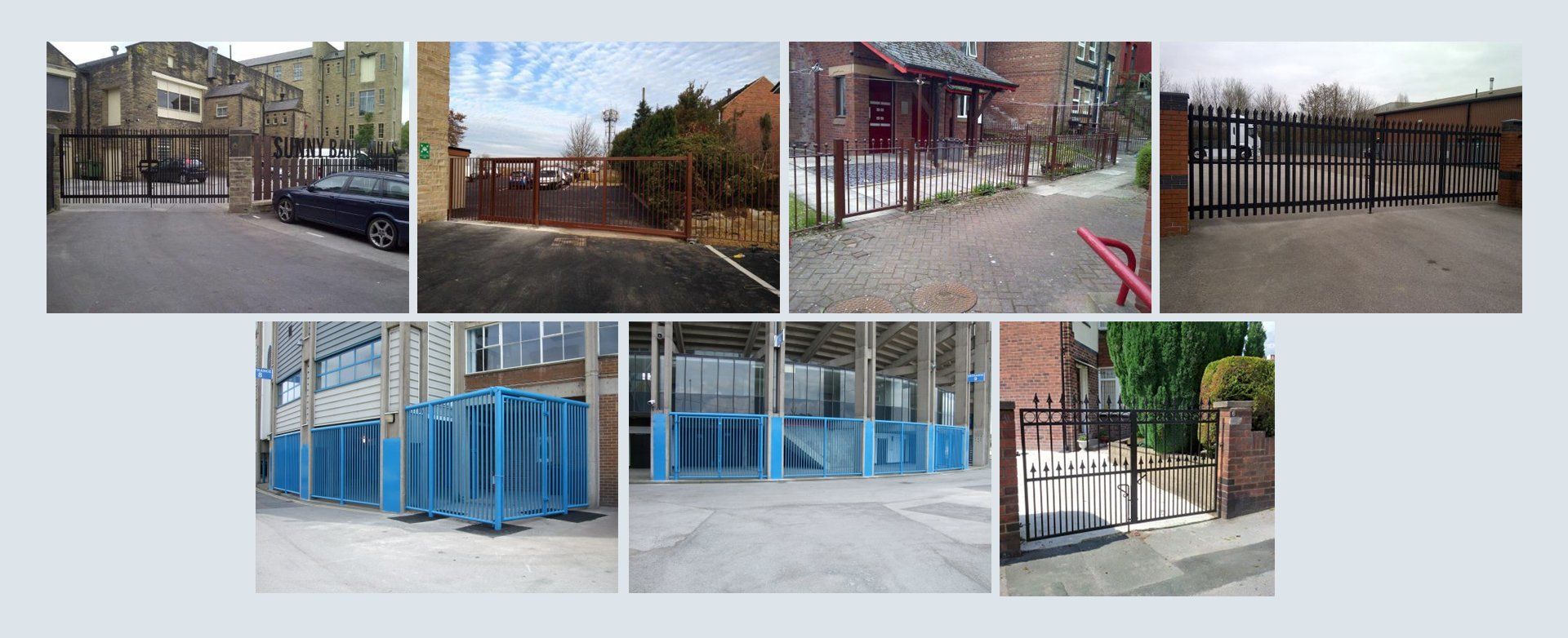 metal fences and gates