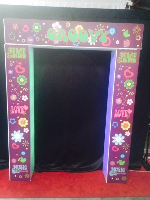 1960s Hippie Party backdrop